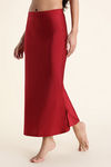 Zivame Shimmer Stretchy Saree Underskirt  - Red Dahlia — thumbnail 2